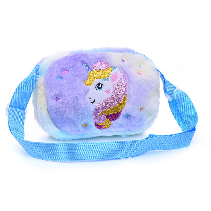 Фото к товару Сумка детская М0968 "Единорожка" 13 см. Сумка детская М0968 "Единорожка" 13 см.