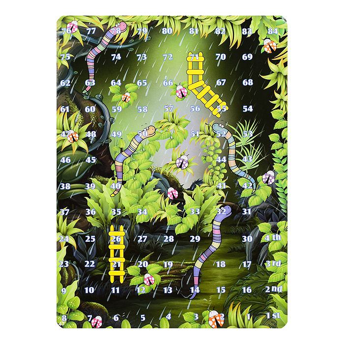 Фото к товару Игра настольная XS977-47E "Змеиные горки" в коробке Игра настольная XS977-47E "Змеиные горки" в коробке