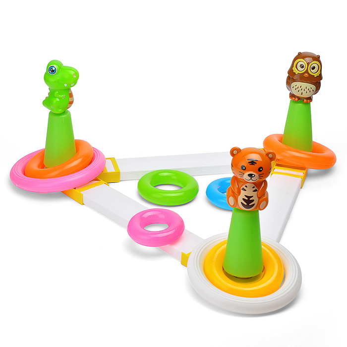 Кольцеброс 9688 "Спортивные зверята" в коробке