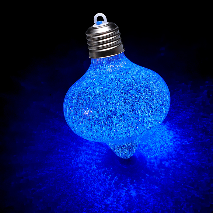 Набор новогодних украшений S2701 "Блестящий фонарик" (4шт х 10см)