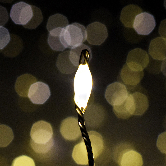 Электрогирлянда Мишура, 3м, 100 ламп, теплый