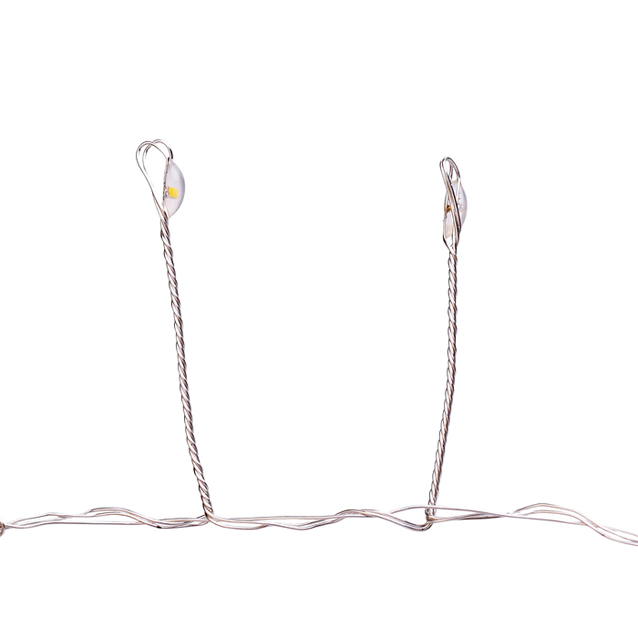 Электрогирлянда Мишура, 3м, 100 ламп, теплый