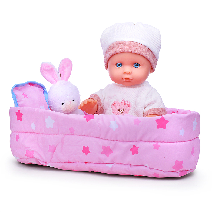 Пупс YL2530N-C "Саманта" (пьет, писает) с аксессуарами, в коробке