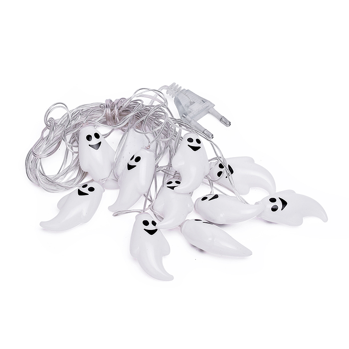 Электрогирлянда Привидения, 2м, 10 ламп
