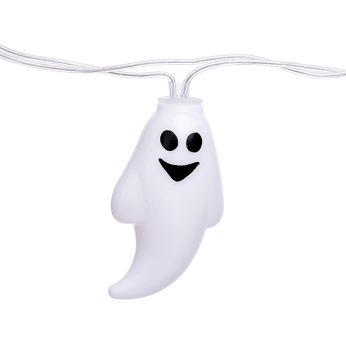 Электрогирлянда Привидения, 2м, 10 ламп