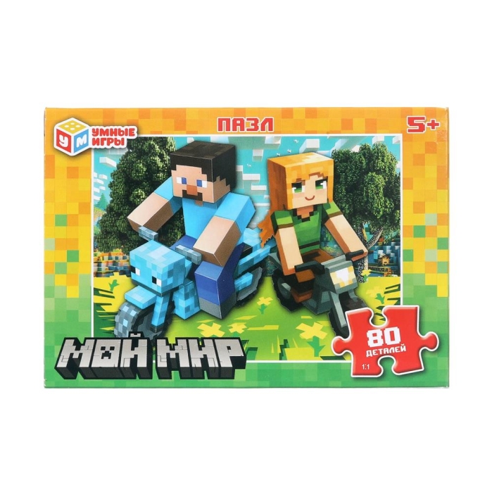 Пазлы 80 "Мой мир" 130х90х25 мм. Пазлы 80 "Мой мир" 130х90х25 мм.