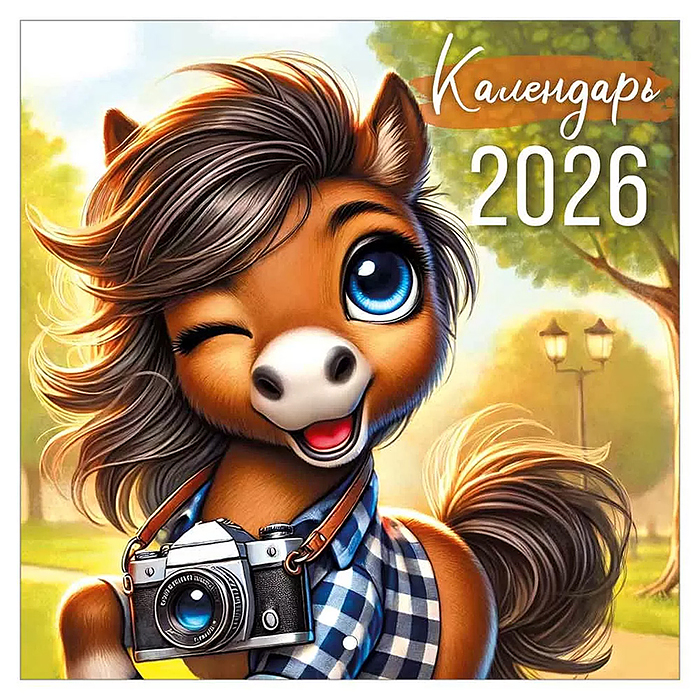 Календарь настенный перекидной 2026 "Символ года"