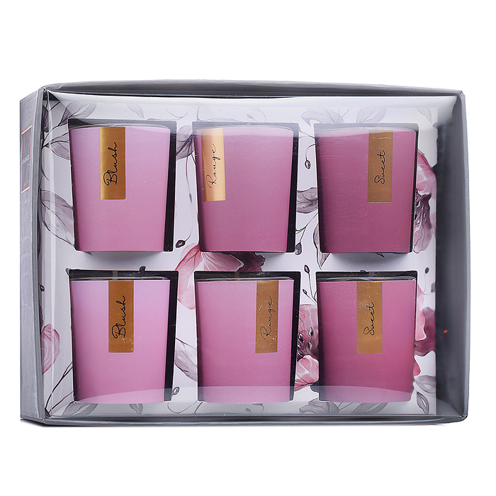 Набор свечей 00-7076 "Арома" (6шт.) в коробке