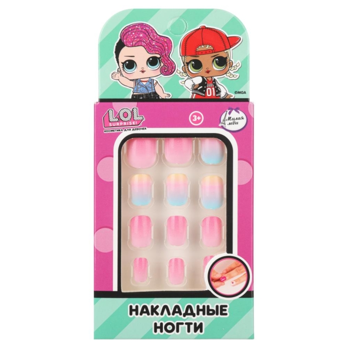 Накладные ногти "Лол" Накладные ногти "Лол"