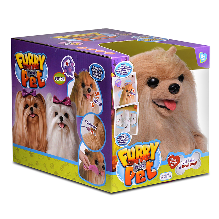 Собака 00-6824 "Тошка" (бегает, кружится, меняет голос) в коробке