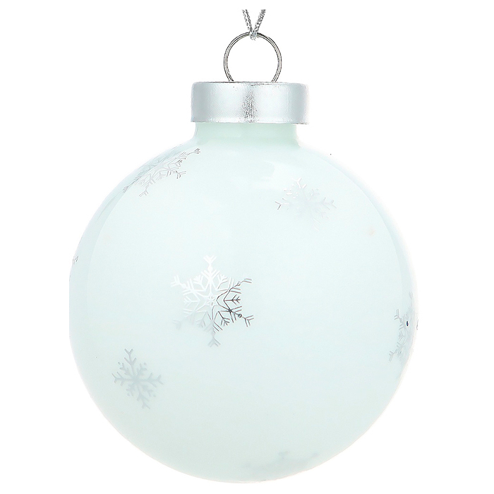 Новогоднее украшение. Елочный стеклянный шар "Балерина в танце"6см 