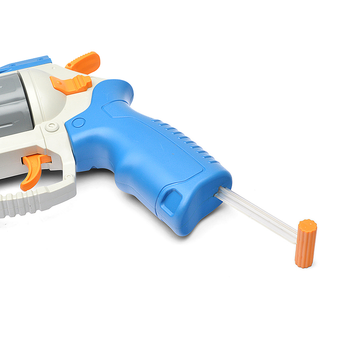 Пистолет 818A "Револьвер" с мягкими пулями, в коробке