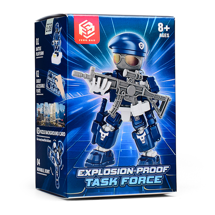 Фото к товару Робот FB134 "Полицейский" в коробке Робот FB134 "Полицейский" в коробке