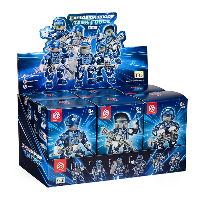 Фото к товару Робот FB134 "Полицейский" в коробке Робот FB134 "Полицейский" в коробке