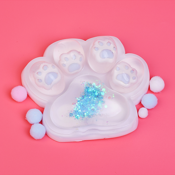 Игрушка-антистресс 00-7177 "Лапка с блестками"