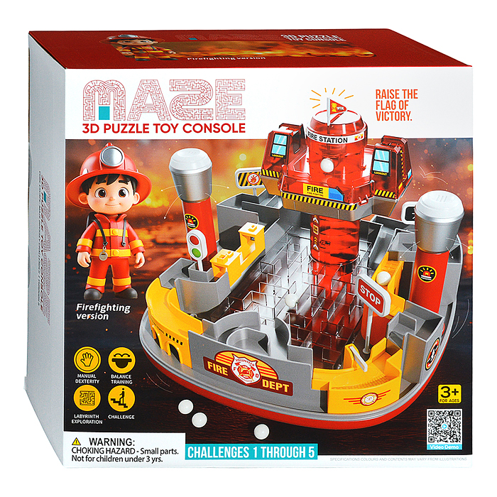 Игровой набор Лабиринт MKD219A "Пожарная станция" в коробке