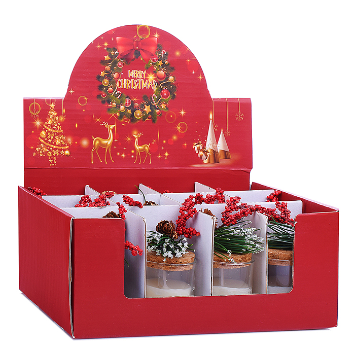 Арома свеча 00-7089 "Новогодний бум"