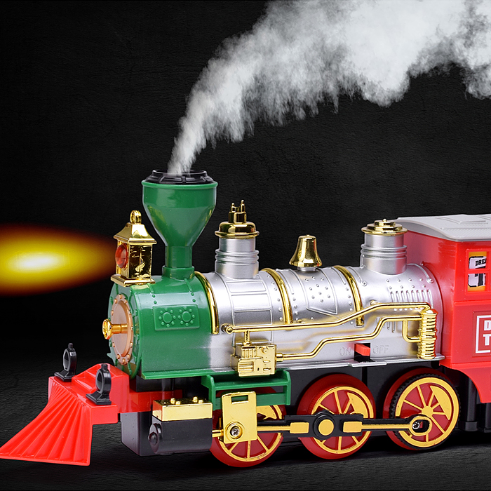 Фото к товару Железная дорога 8515CM(STEAM) "Рождественское путешествие" р/у, 27 MHz, в коробке Железная дорога 8515CM(STEAM) "Рождественское путешествие" р/у, 27 MHz, в коробке