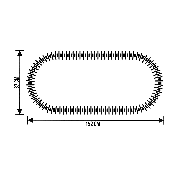 Железная дорога 8516CM "Весёлый поезд" р/у, 27 MHz, в коробке