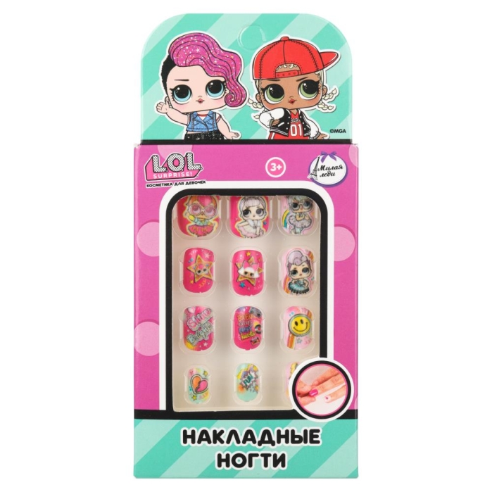 Накладные ногти "Лол" Накладные ногти "Лол"