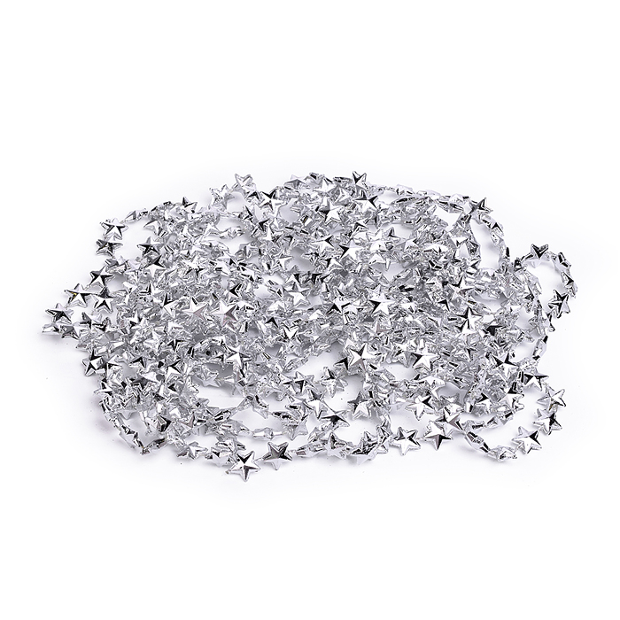 Бусы новогодние S2641 "Маленькие звёздочки" (5м)