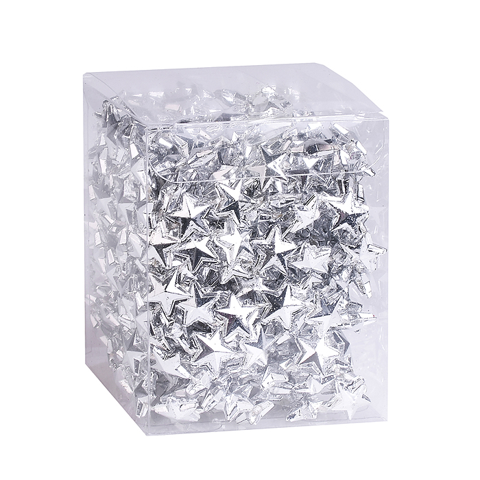 Бусы новогодние S2641 "Маленькие звёздочки" (5м)