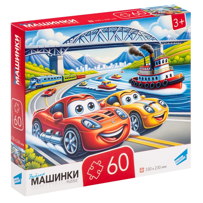 Пазлы 60 "Машинки" Пазлы 60 "Машинки"