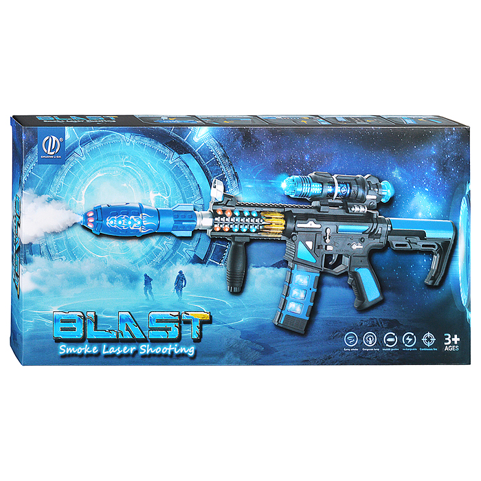 Фото к товару Автомат 826P "Огонь" в коробке Автомат 826P "Огонь" в коробке