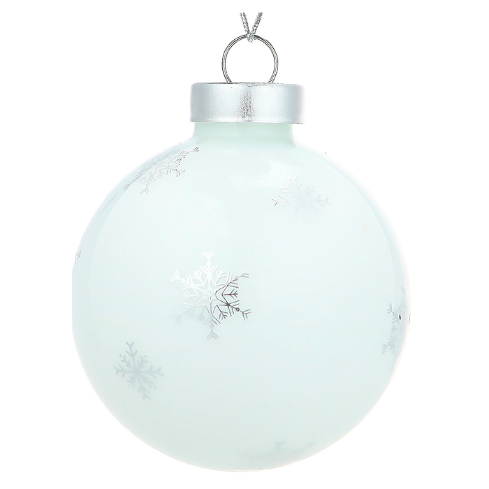 Новогоднее украшение. Елочный стеклянный шар "Красивая балерина" 6см 