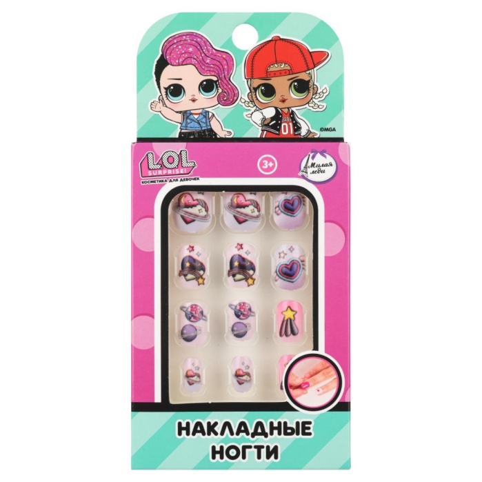 Накладные ногти "Лол" Накладные ногти "Лол"