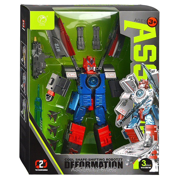 Фото к товару Робот 908-7B "Военный бот" в коробке Робот 908-7B "Военный бот" в коробке