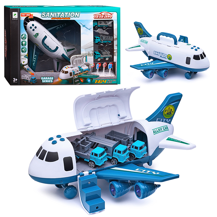 Игровой набор 660-A241 "Аэропорт-1" в коробке (бирюзовый)