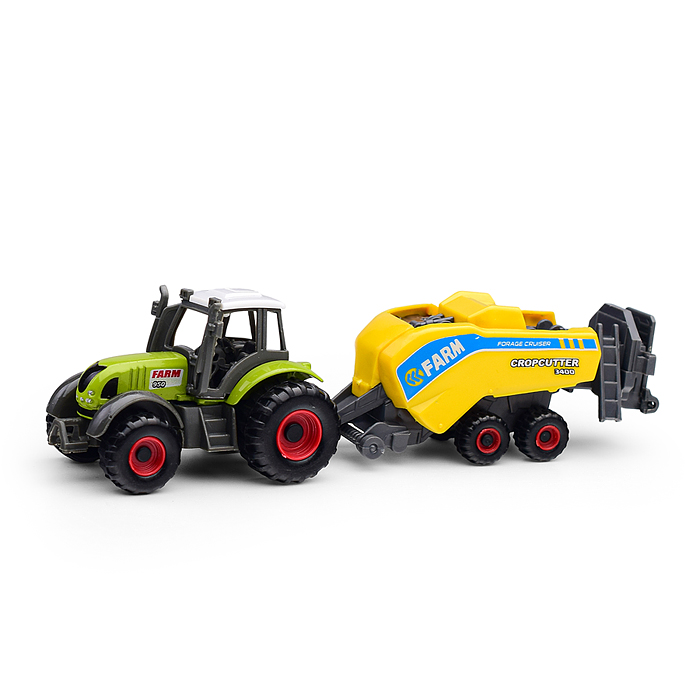 Фото к товару Трактор 6664 "Сельхозтехника" с прицепом (в ассортименте) в коробке Трактор 6664 "Сельхозтехника" с прицепом (в ассортименте) в коробке