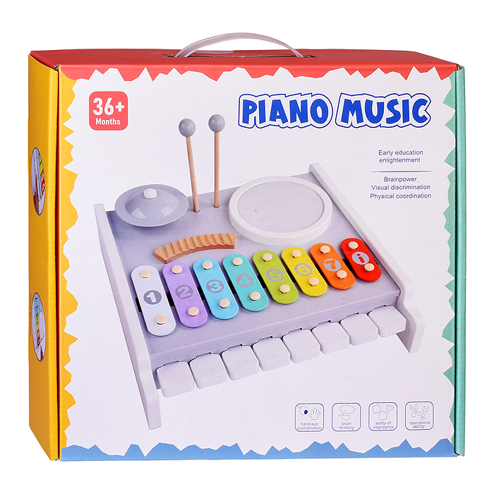 Набор инструментов D2000 "Создай свой ритм" в коробке