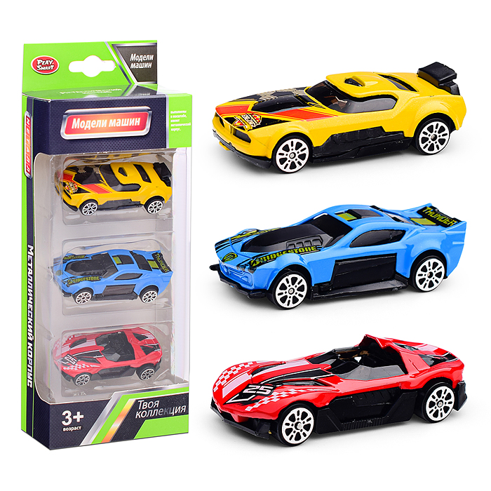 Фото к товару Набор машин 6673 "Гонки в городе" в коробке Набор машин 6673 "Гонки в городе" в коробке