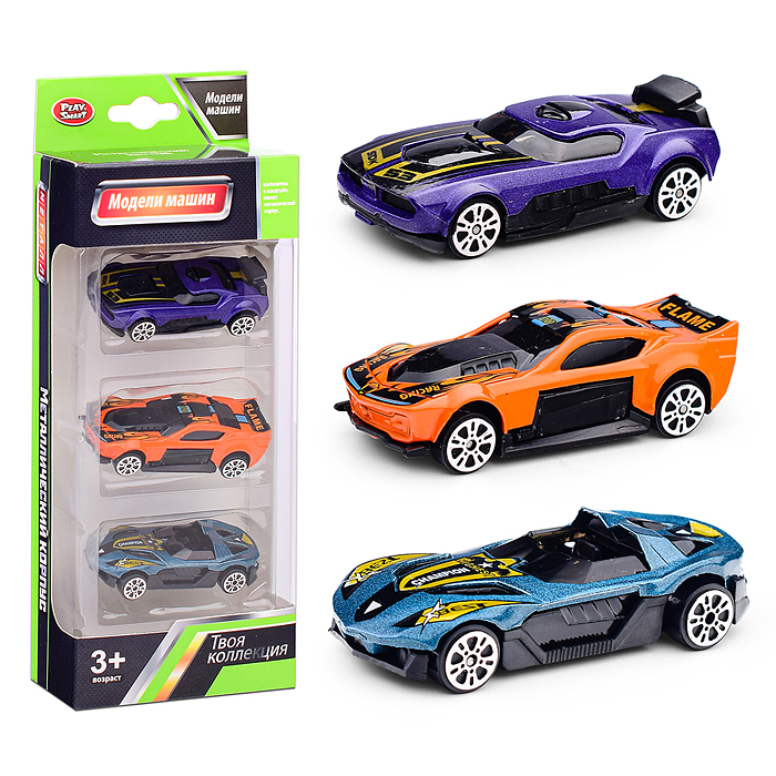 Фото к товару Набор машин 6673 "Гонки в городе" в коробке Набор машин 6673 "Гонки в городе" в коробке