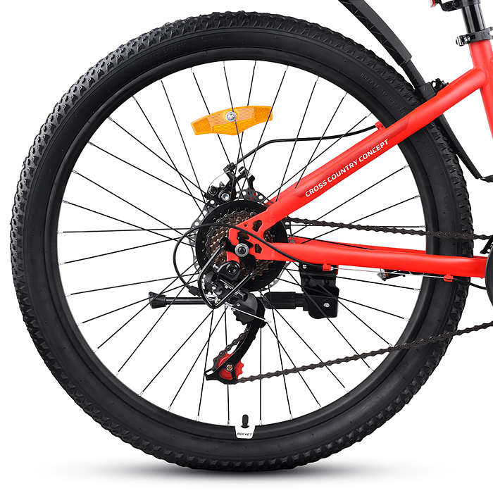 Фото к товару Велосипед 26" Rocket Crater 26, цвет красный, размер 14" Велосипед 26" Rocket Crater 26, цвет красный, размер 14"