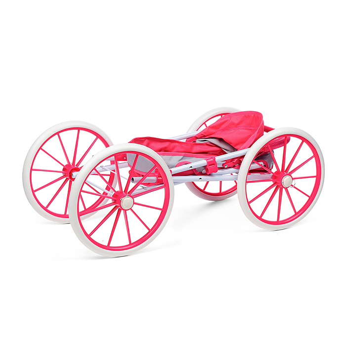 Фото к товару Коляска для кукол LM918-17 металлическая, складная, прогулочная с капюшоном, цвет красно-серая Коляска для кукол LM918-17 металлическая, складная, прогулочная с капюшоном, цвет красно-серая