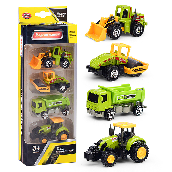 Набор машин 6675 "Строим вместе-2" в коробке