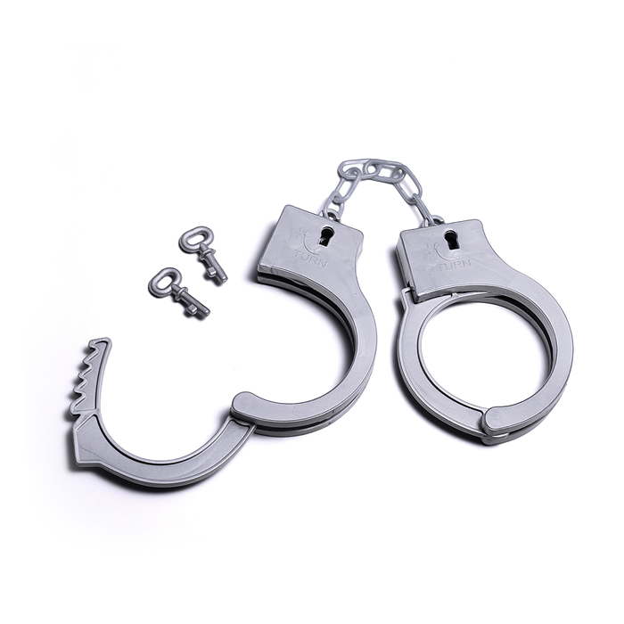 Набор полицейского BT0070-2 "Под прикрытием" (автомат,очки,свисток,наручники) в коробке