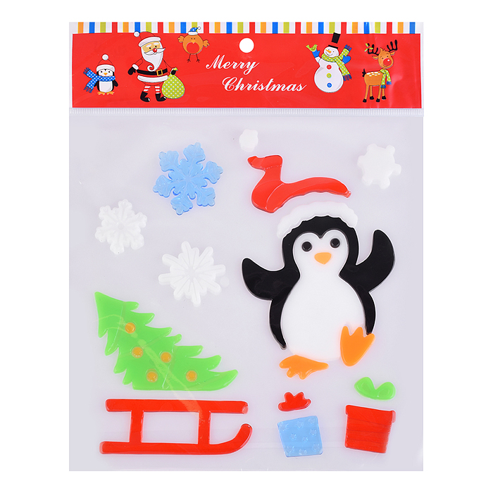 Наклейки для декора S2674 "Зимние радости" (18х18 см)