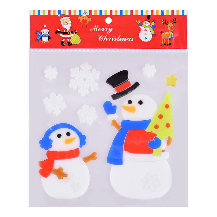 Наклейки для декора S2674 "Зимние радости" (18х18 см)