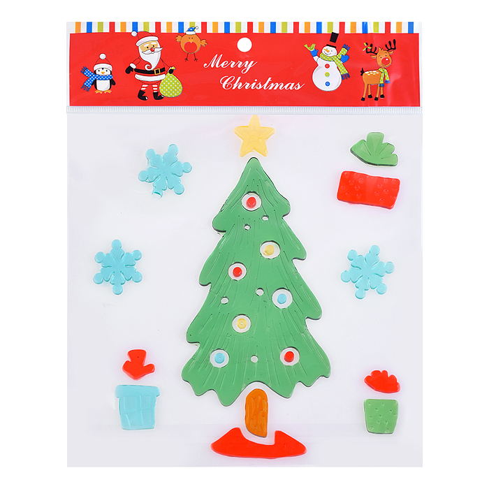 Наклейки для декора S2674 "Зимние радости" (18х18 см)