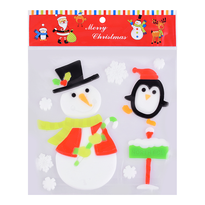 Наклейки для декора S2674 "Зимние радости" (18х18 см)