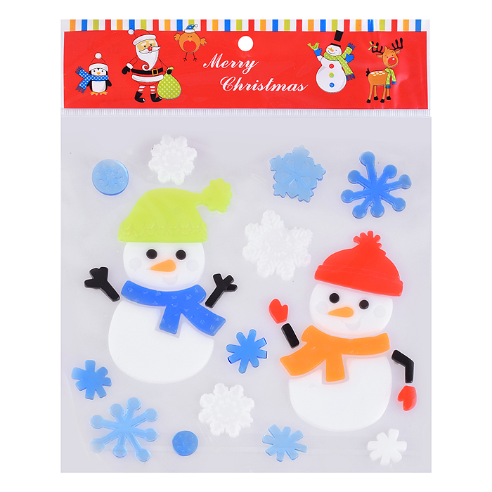 Наклейки для декора S2674 "Зимние радости" (18х18 см)