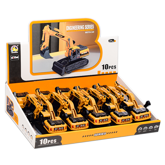 Машина BHX833 "Экскаватор" в коробке