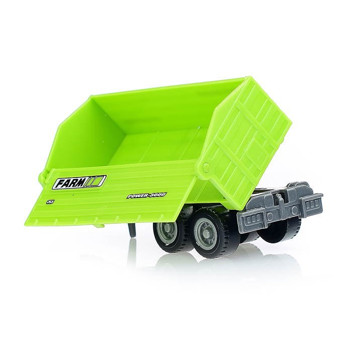 Трактор 6661 с прицепом, в коробке