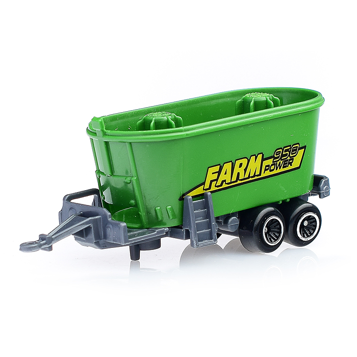 Трактор 6661 с прицепом, в коробке