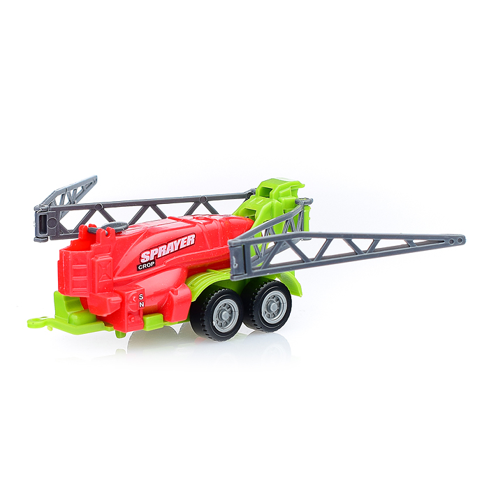 Трактор 6661 с прицепом, в коробке