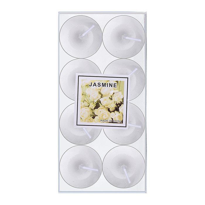 Набор свечей восковых 00-7028 (8шт х 3,5*1см) в ассортименте